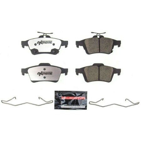 Powerstop BRAKE KIT UPGRADE FMSI Number D1564A Carbon Fiber Infused Ceramic Set Of 4 With Hardware Z26-1564A